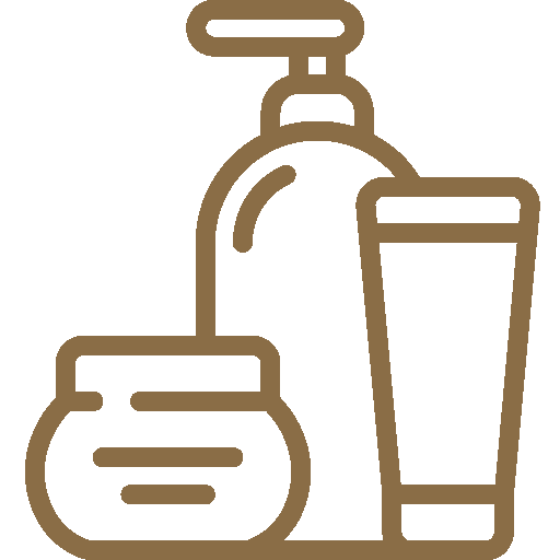 Premium salon beauty products icon